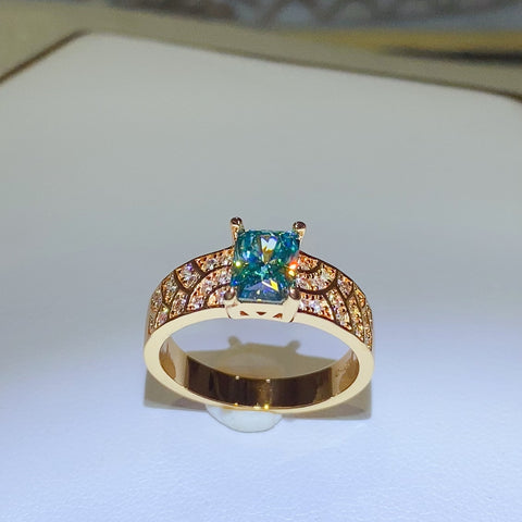 1 Carat Moissanite 925 Sterling Silver Ring 1 Carat Moissanite 925 Sterling Silver Ring