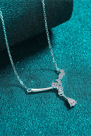 1 Carat Moissanite 925 Sterling Silver Necklace 1 Carat Moissanite 925 Sterling Silver Necklace