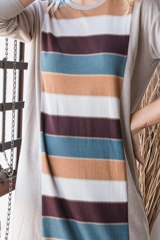 Colorblock Striped Dress Colorblock Striped Dress