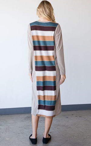 Colorblock Striped Dress Colorblock Striped Dress