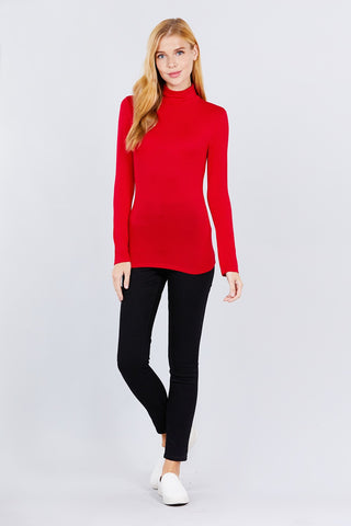 Turtle Neck Rayon Jersey Top Turtle Neck Rayon Jersey Top