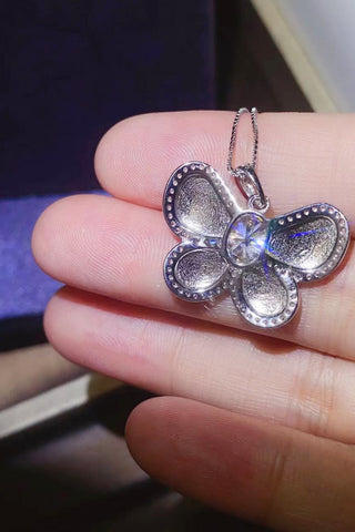 1 Carat Moissanite Butterfly Pendant Necklace 1 Carat Moissanite Butterfly Pendant Necklace
