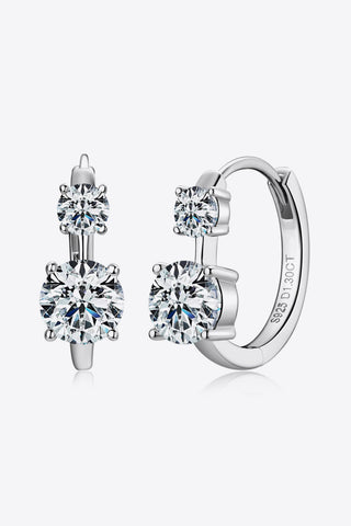1.3 Carat Moissanite 925 Sterling Silver Earrings 1.3 Carat Moissanite 925 Sterling Silver Earrings