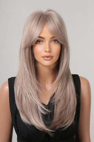 13*1" Full-Machine Wigs Synthetic Long Straight 22" 13*1" Full-Machine Wigs Synthetic Long Straight 22"