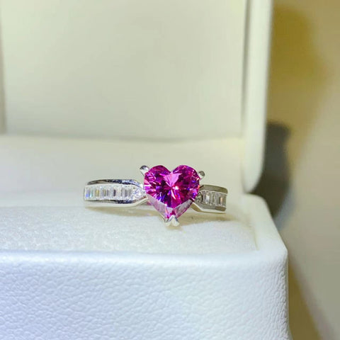 1 Carat Moissanite 925 Sterling Silver Ring 1 Carat Moissanite 925 Sterling Silver Ring