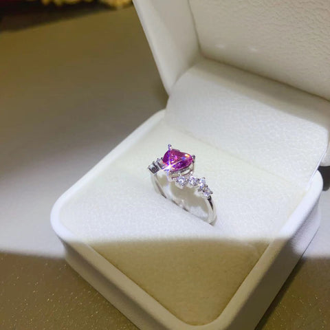 1 Carat Moissanite 925 Sterling Silver Ring 1 Carat Moissanite 925 Sterling Silver Ring