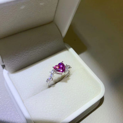 1 Carat Moissanite 925 Sterling Silver Ring 1 Carat Moissanite 925 Sterling Silver Ring