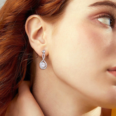 1 Carat Moissanite 925 Sterling Silver Earrings 1 Carat Moissanite 925 Sterling Silver Earrings