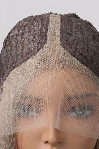 13*2" Lace Front Wigs Synthetic Long Wave 24" 150% Density in Medium Blonde Highlights 13*2" Lace Front Wigs Synthetic Long Wave 24" 150% Density in Medium Blonde Highlights