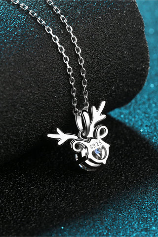 1 Carat Moissanite 925 Sterling Silver Necklace 1 Carat Moissanite 925 Sterling Silver Necklace