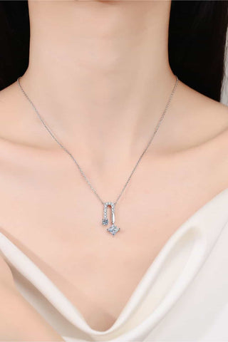 1.3 Carat Moissanite 925 Sterling Silver Necklace 1.3 Carat Moissanite 925 Sterling Silver Necklace