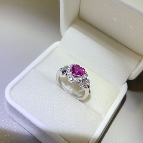1 Carat Moissanite 925 Sterling Silver Ring 1 Carat Moissanite 925 Sterling Silver Ring