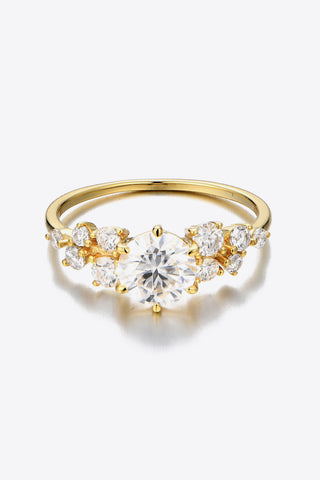 1 Carat Moissanite 925 Sterling Silver Ring 1 Carat Moissanite 925 Sterling Silver Ring