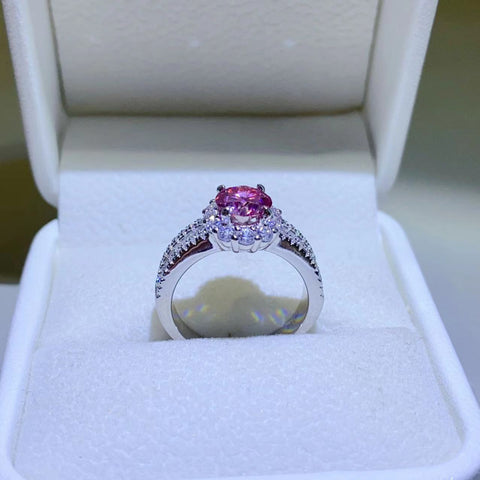 1 Carat Moissanite 925 Sterling Silver Ring 1 Carat Moissanite 925 Sterling Silver Ring