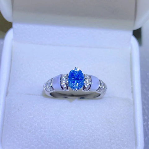 1 Carat Moissanite 925 Sterling Silver Ring 1 Carat Moissanite 925 Sterling Silver Ring