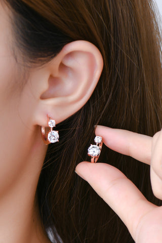 1.3 Carat Moissanite 925 Sterling Silver Earrings 1.3 Carat Moissanite 925 Sterling Silver Earrings