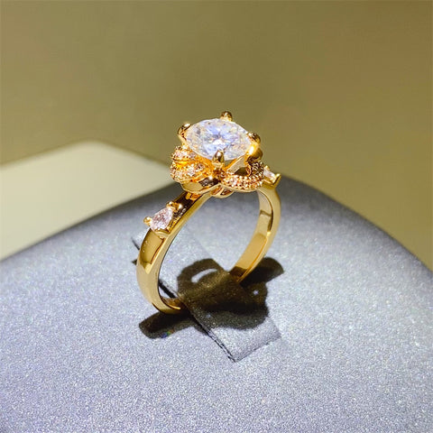 1 Carat Moissanite Zircon 925 Sterling Silver Ring 1 Carat Moissanite Zircon 925 Sterling Silver Ring