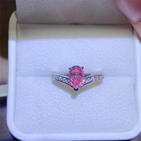 1 Carat Moissanite 925 Sterling Silver Ring 1 Carat Moissanite 925 Sterling Silver Ring