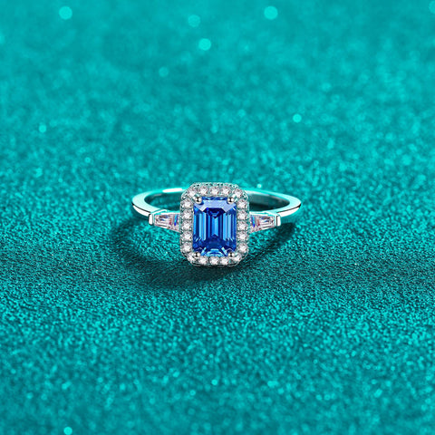 1 Carat Moissanite 925 Sterling Silver Ring 1 Carat Moissanite 925 Sterling Silver Ring