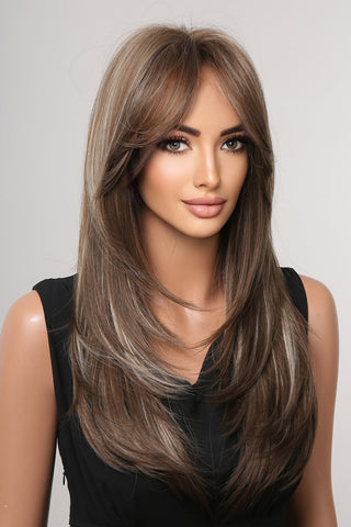 13*1" Full-Machine Wigs Synthetic Long Straight 22" 13*1" Full-Machine Wigs Synthetic Long Straight 22"