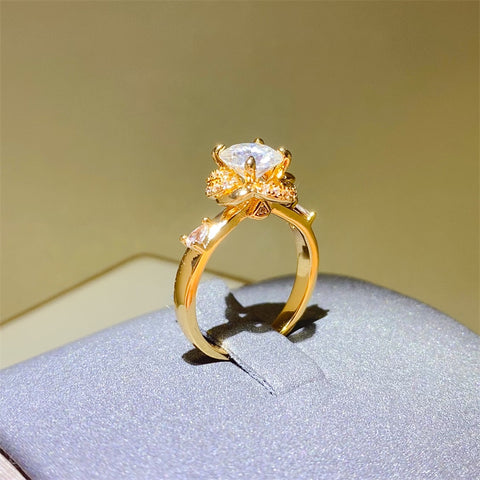 1 Carat Moissanite Zircon 925 Sterling Silver Ring 1 Carat Moissanite Zircon 925 Sterling Silver Ring