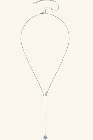 1 Carat Moissanite 925 Sterling Silver Necklace 1 Carat Moissanite 925 Sterling Silver Necklace