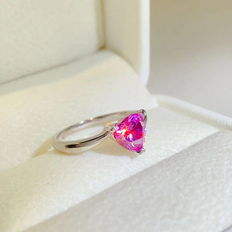 1 Carat Moissanite 925 Sterling Silver Ring 1 Carat Moissanite 925 Sterling Silver Ring