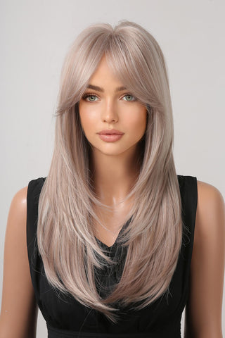 13*1" Full-Machine Wigs Synthetic Long Straight 22" 13*1" Full-Machine Wigs Synthetic Long Straight 22"
