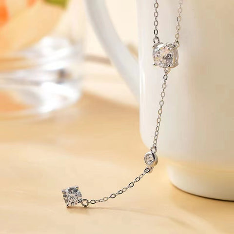 1.5 Carat Moissanite 925 Sterling Silver Necklace 1.5 Carat Moissanite 925 Sterling Silver Necklace