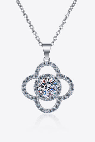 1 Carat Moissanite 925 Sterling Silver Necklace 1 Carat Moissanite 925 Sterling Silver Necklace