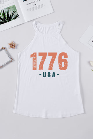 1776 USA Round Neck Tank 1776 USA Round Neck Tank