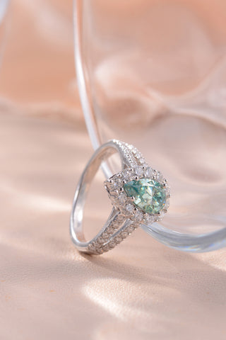 1 Carat Moissanite 925 Sterling Silver Ring 1 Carat Moissanite 925 Sterling Silver Ring