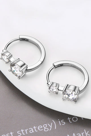 1.3 Carat Moissanite 925 Sterling Silver Earrings 1.3 Carat Moissanite 925 Sterling Silver Earrings