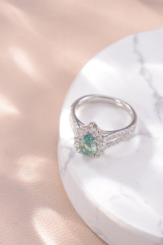 1 Carat Moissanite 925 Sterling Silver Ring 1 Carat Moissanite 925 Sterling Silver Ring