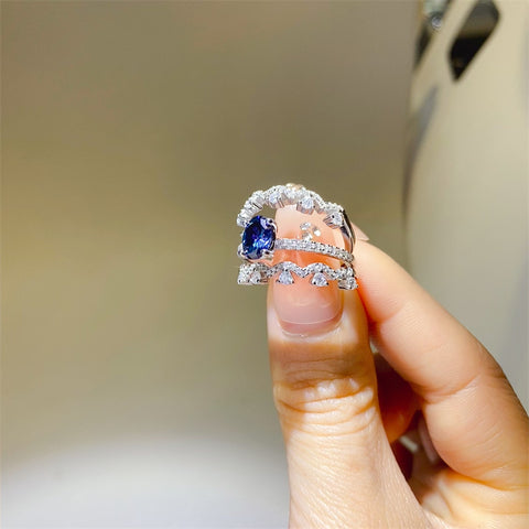 1 Carat Moissanite 925 Sterling Silver Ring 1 Carat Moissanite 925 Sterling Silver Ring