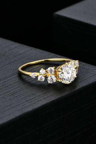 1 Carat Moissanite 925 Sterling Silver Ring 1 Carat Moissanite 925 Sterling Silver Ring