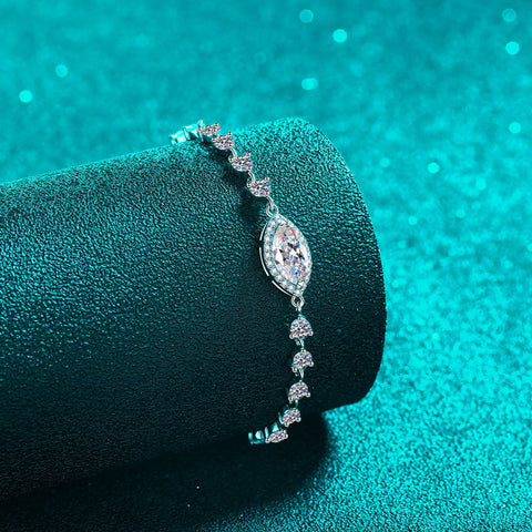 1 Carat Moissanite 925 Sterling Silver Bracelet 1 Carat Moissanite 925 Sterling Silver Bracelet