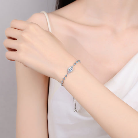 1 Carat Moissanite 925 Sterling Silver Bracelet 1 Carat Moissanite 925 Sterling Silver Bracelet