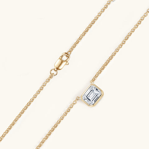 1 Carat Moissanite 925 Sterling Silver Pendant Necklace 1 Carat Moissanite 925 Sterling Silver Pendant Necklace