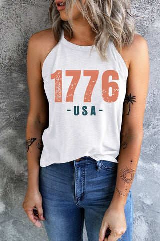 1776 USA Round Neck Tank 1776 USA Round Neck Tank