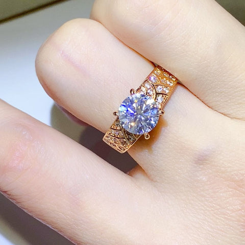 1.5 Carat 925 Sterling Silver Moissanite Ring 1.5 Carat 925 Sterling Silver Moissanite Ring