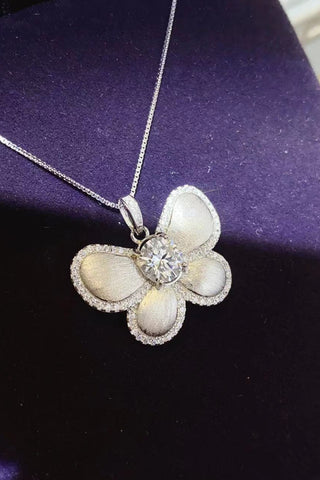 1 Carat Moissanite Butterfly Pendant Necklace 1 Carat Moissanite Butterfly Pendant Necklace