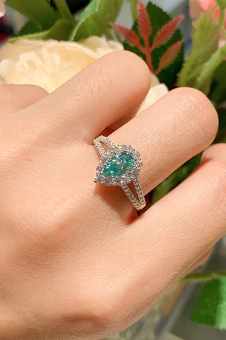1 Carat Moissanite 925 Sterling Silver Ring 1 Carat Moissanite 925 Sterling Silver Ring