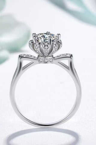 1 Carat Moissanite 925 Sterling Silver Ring 1 Carat Moissanite 925 Sterling Silver Ring