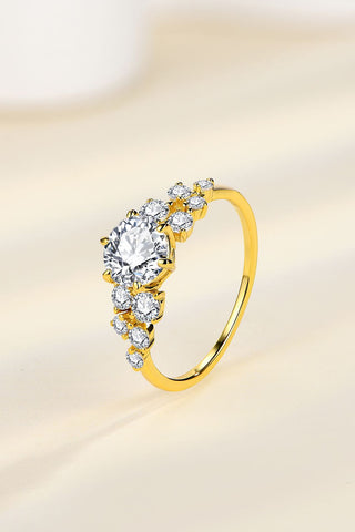 1 Carat Moissanite 925 Sterling Silver Ring 1 Carat Moissanite 925 Sterling Silver Ring