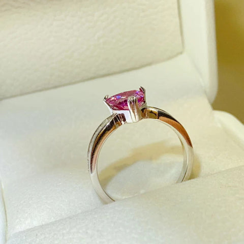 1 Carat Moissanite 925 Sterling Silver Ring 1 Carat Moissanite 925 Sterling Silver Ring