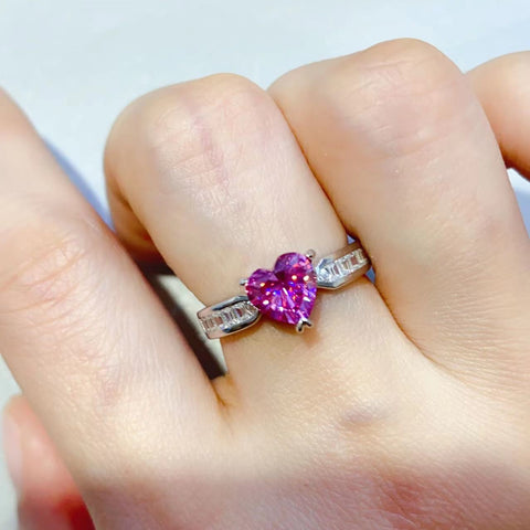 1 Carat Moissanite 925 Sterling Silver Ring 1 Carat Moissanite 925 Sterling Silver Ring