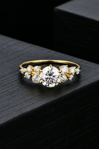 1 Carat Moissanite 925 Sterling Silver Ring 1 Carat Moissanite 925 Sterling Silver Ring