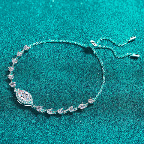 1 Carat Moissanite 925 Sterling Silver Bracelet 1 Carat Moissanite 925 Sterling Silver Bracelet