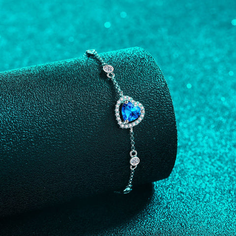 1 Carat Moissanite 925 Sterling Silver Bracelet 1 Carat Moissanite 925 Sterling Silver Bracelet